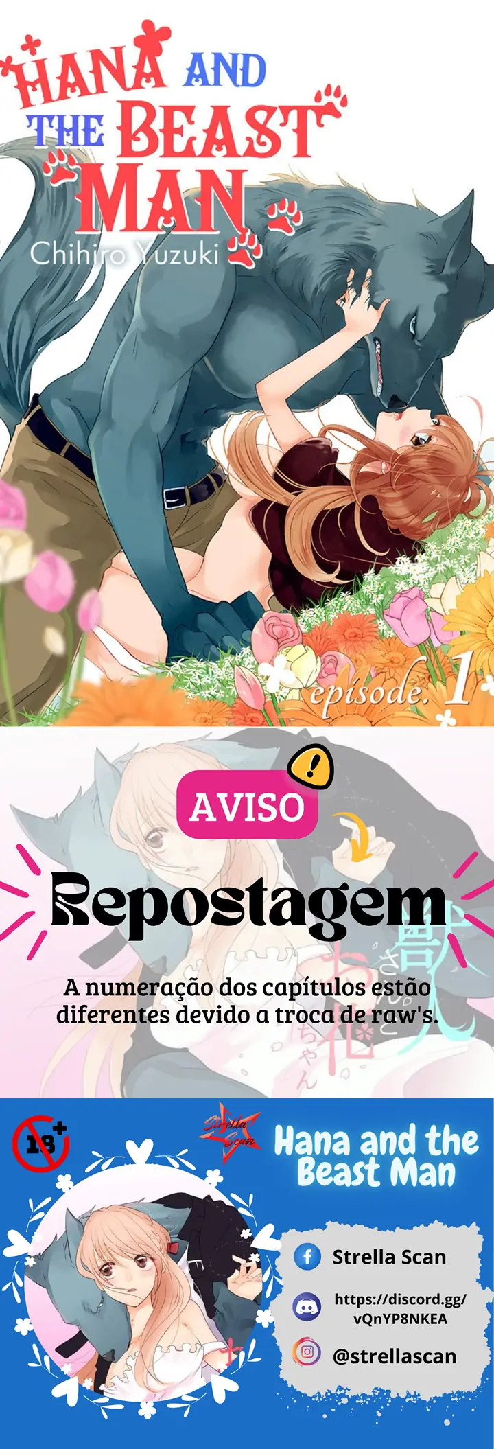 Hana e o Homem Fera +18 COLORIDO-Volume 1 Chapter 1